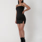 VESTIDO SLIM FIT CORTO NERIZA