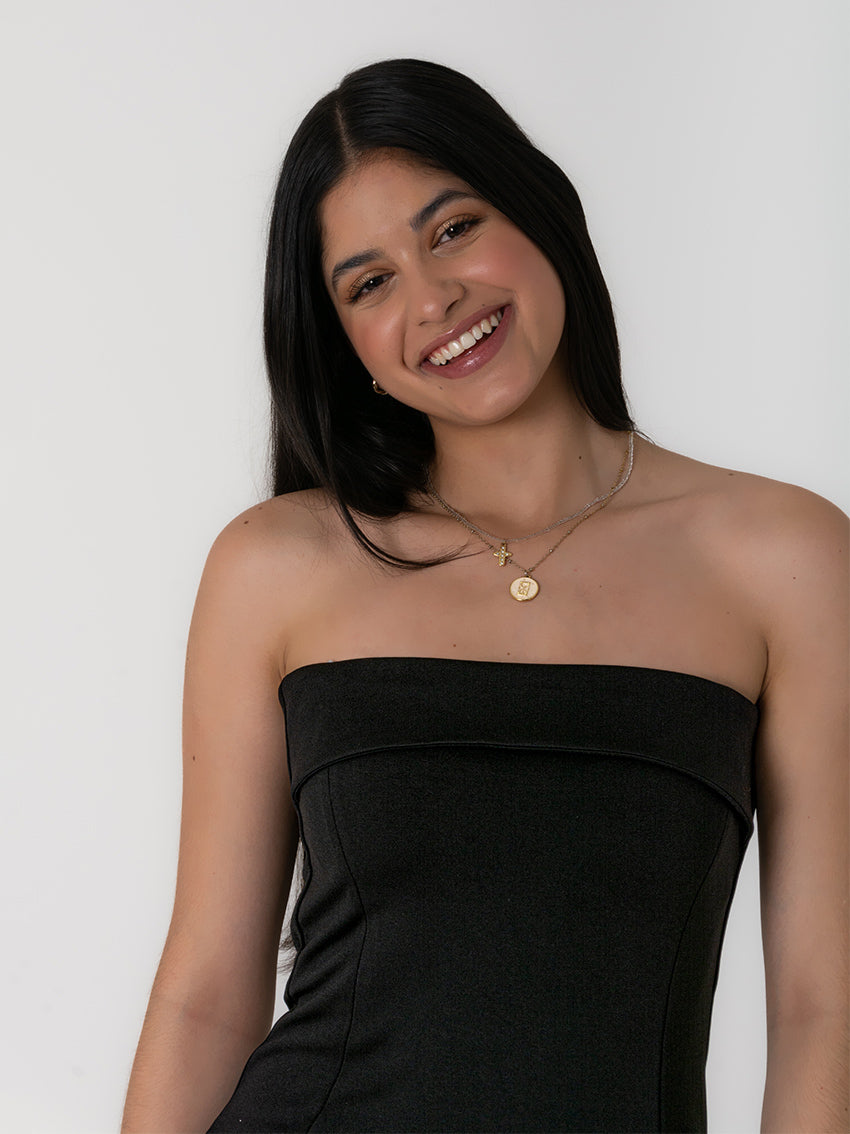 VESTIDO SLIM FIT CORTO NERIZA
