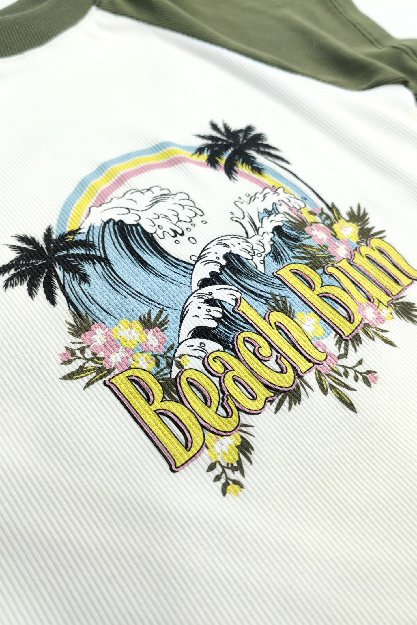 CAMISETA CROP COMBINADA STOESSEL