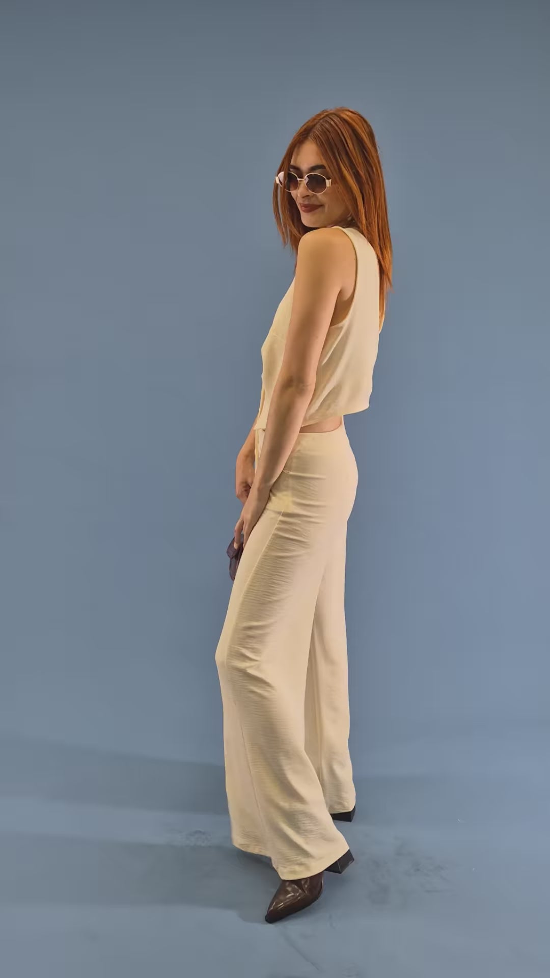 BLUSA FRUNCE ESCOTE EN V G-C 8070.