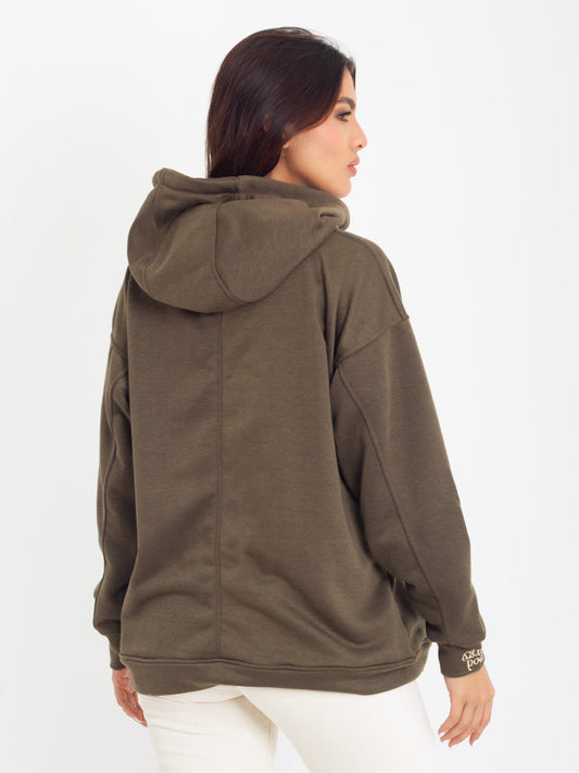 BUZO OVERSIZE SAN FRANCISCO VERDE MILITAR