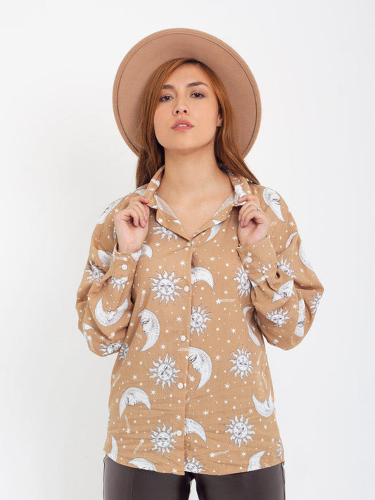 CAMISA UMIKO CAMEL