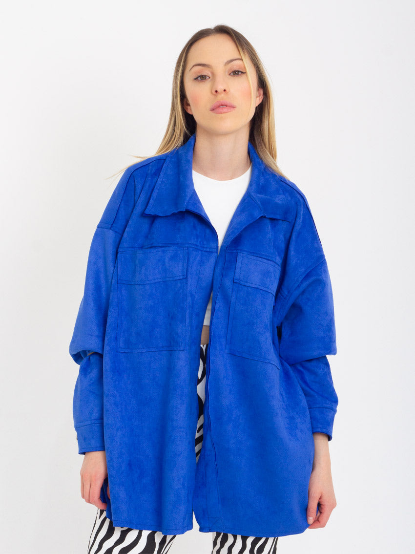SOBRECAMISA MONSSE AZUL