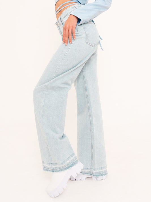 Jean Wide Leg Garden