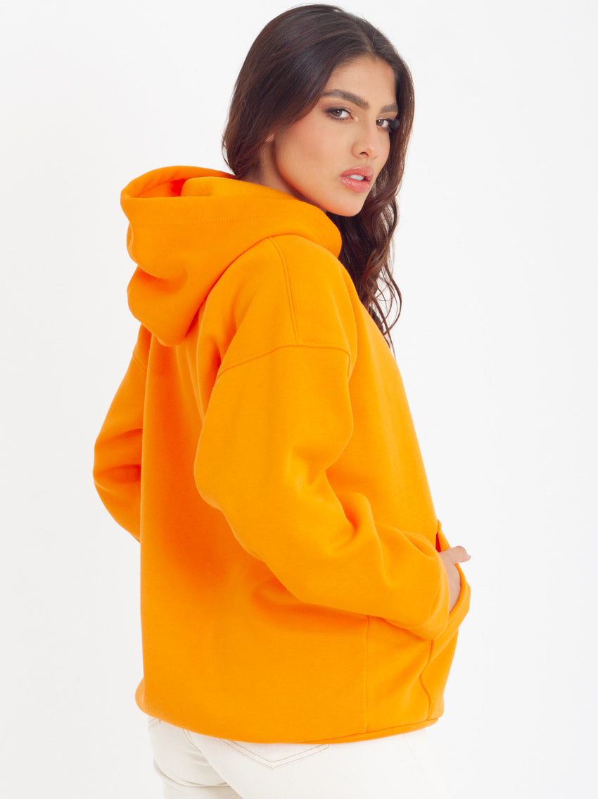 Buzo sales naranja mujer