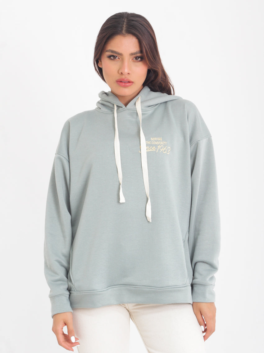 BUZO OVERSIZE SAN FRANCISCO VERDE MILITAR