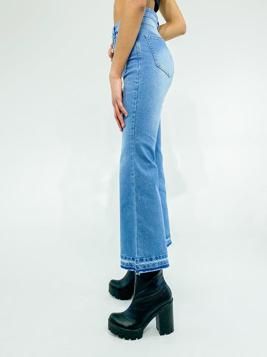 Jean cropped flare simoneth