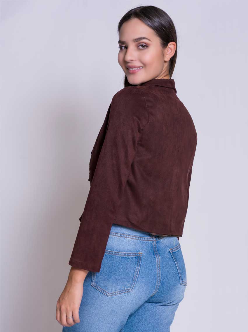 Chaqueta Gamuzada Aurora.
