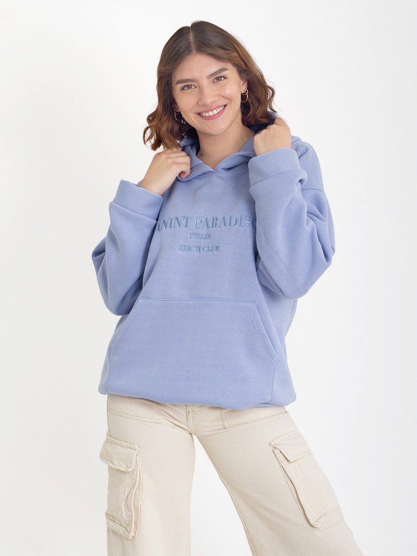 BUSO OVERSIZE LONGO AZUL