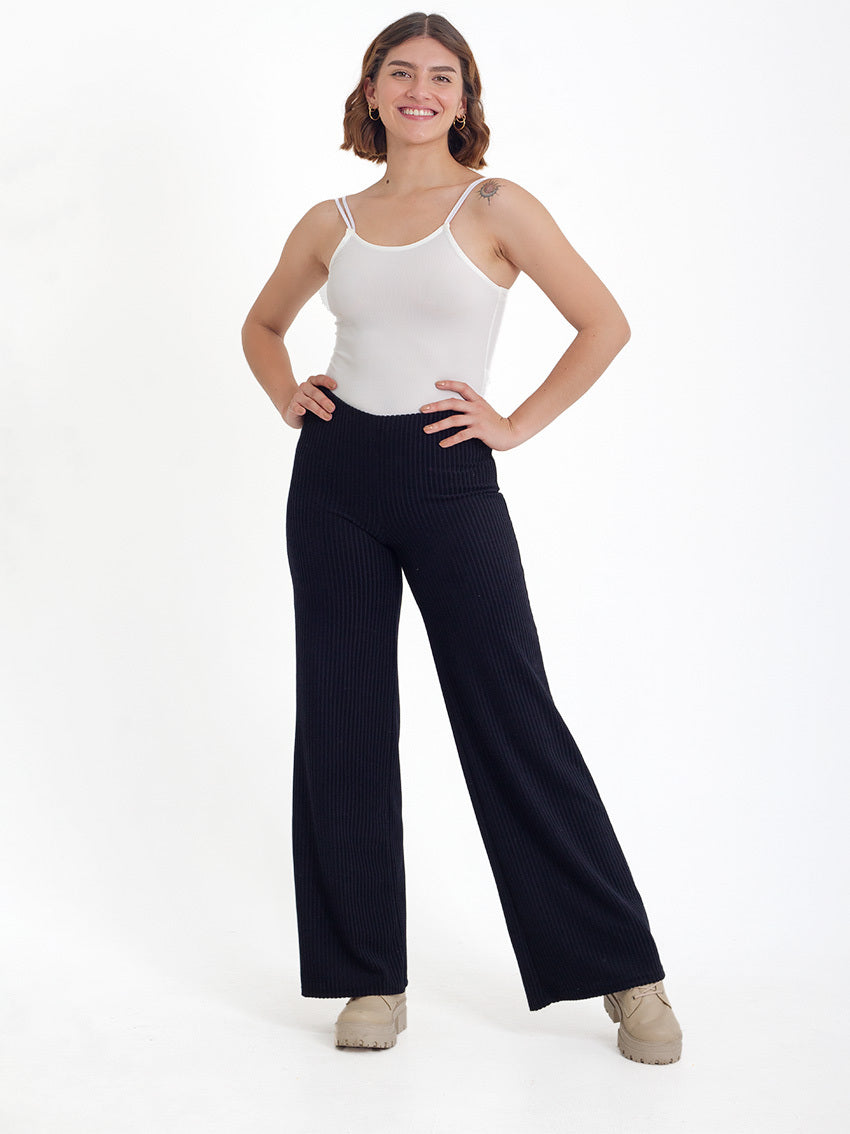 PANTALON PALAZZO MARIELLA NEGRO