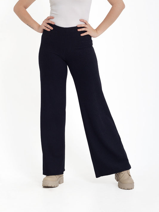 PANTALON PALAZZO MARIELLA NEGRO