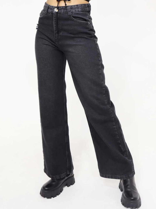 JEAN WIDE LEG TULUM