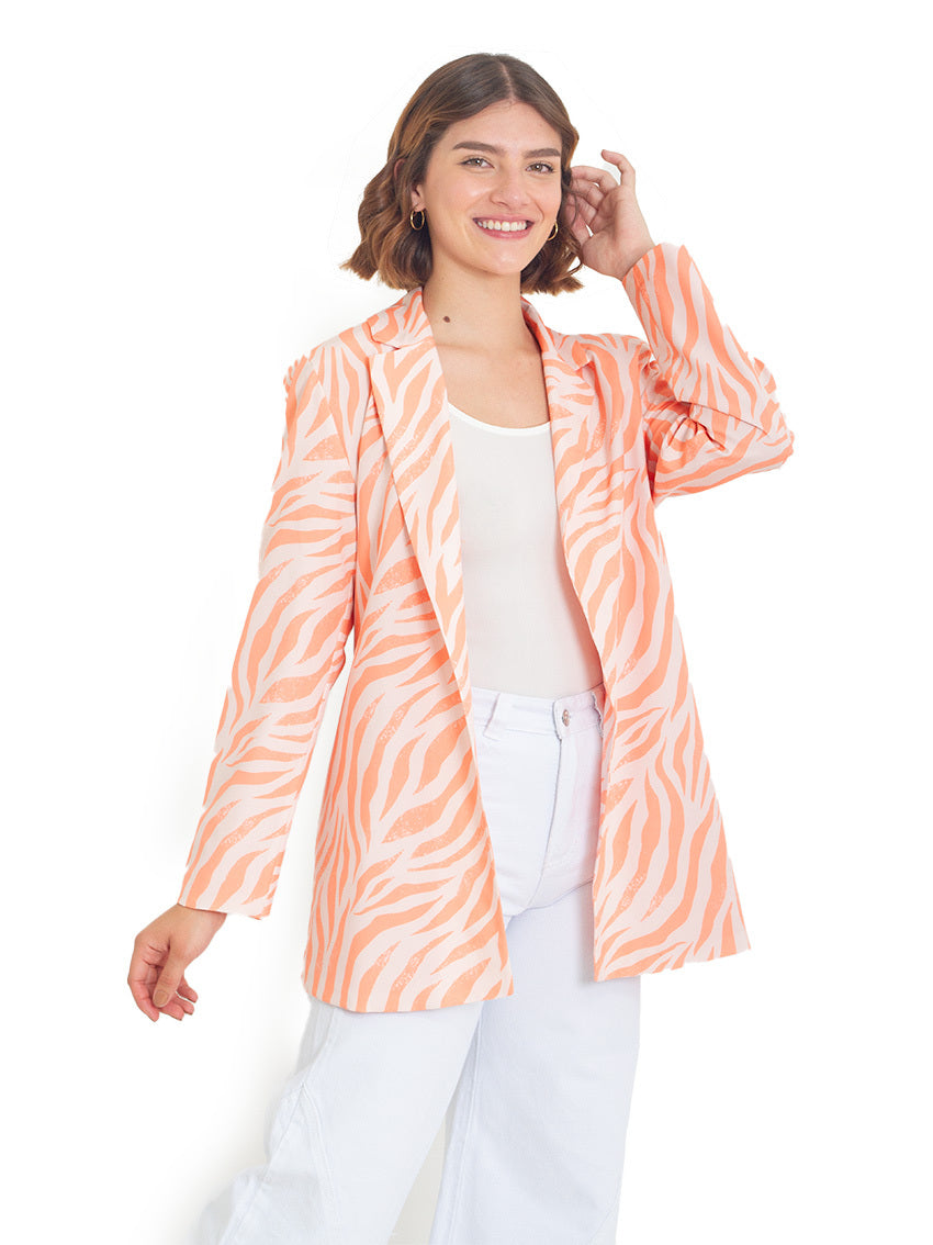 BLAZER FLUIDO TINA NARANJA