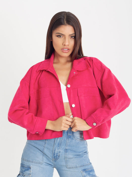 SOBRECAMISA ANGOLA FUCSIA