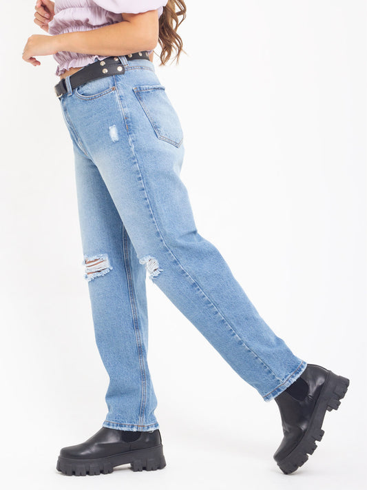 JEAN MOM FIT PUCCI